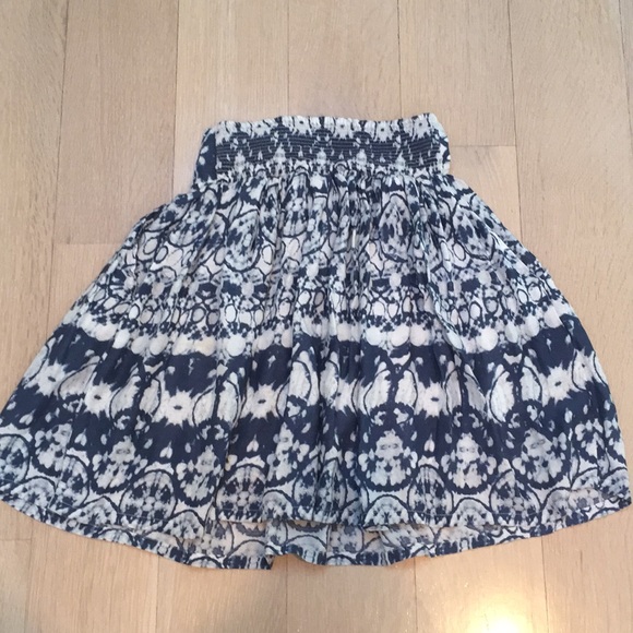Blue summer skirt - Picture 2 of 2